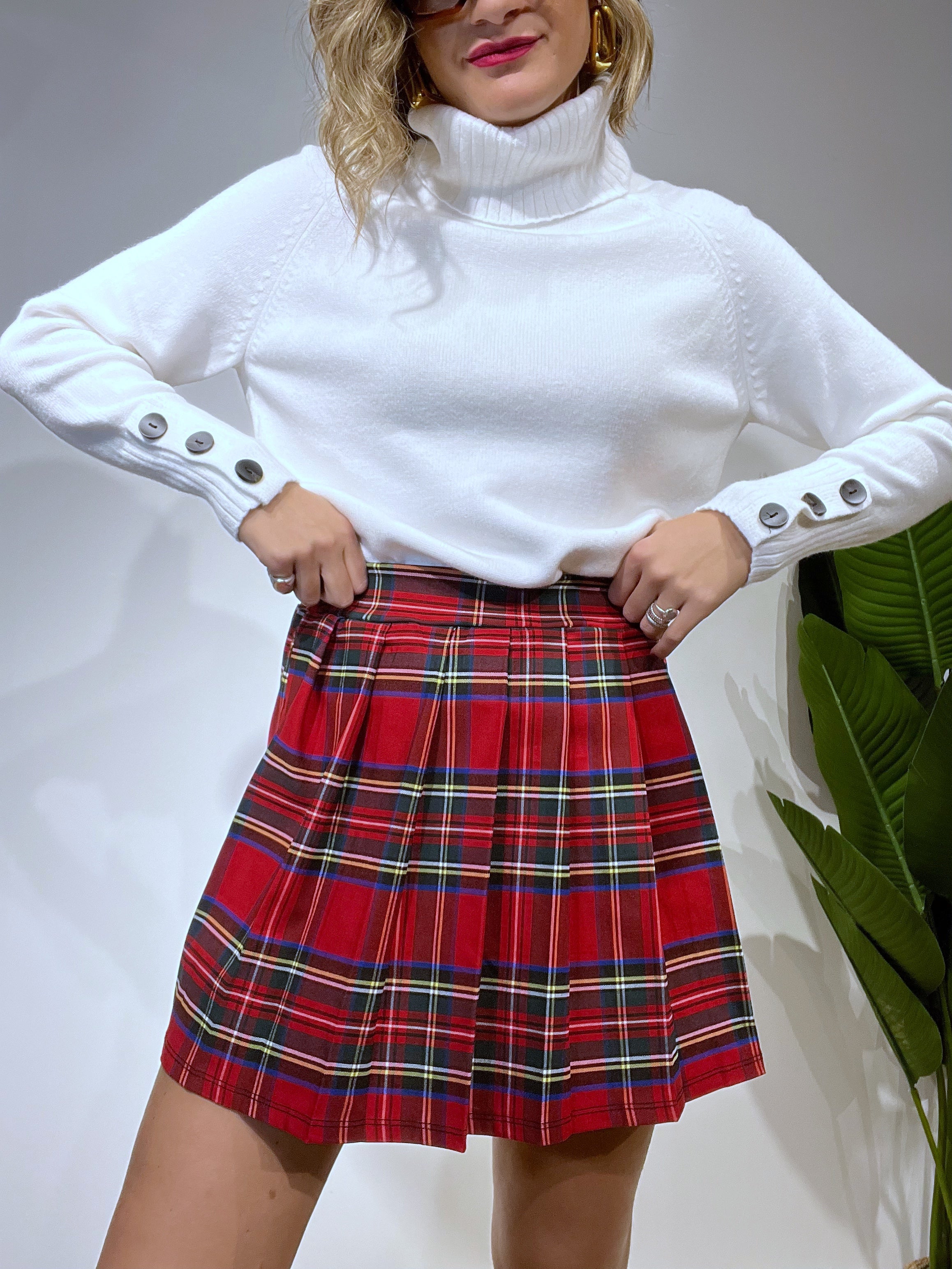 Minigonna in tartan