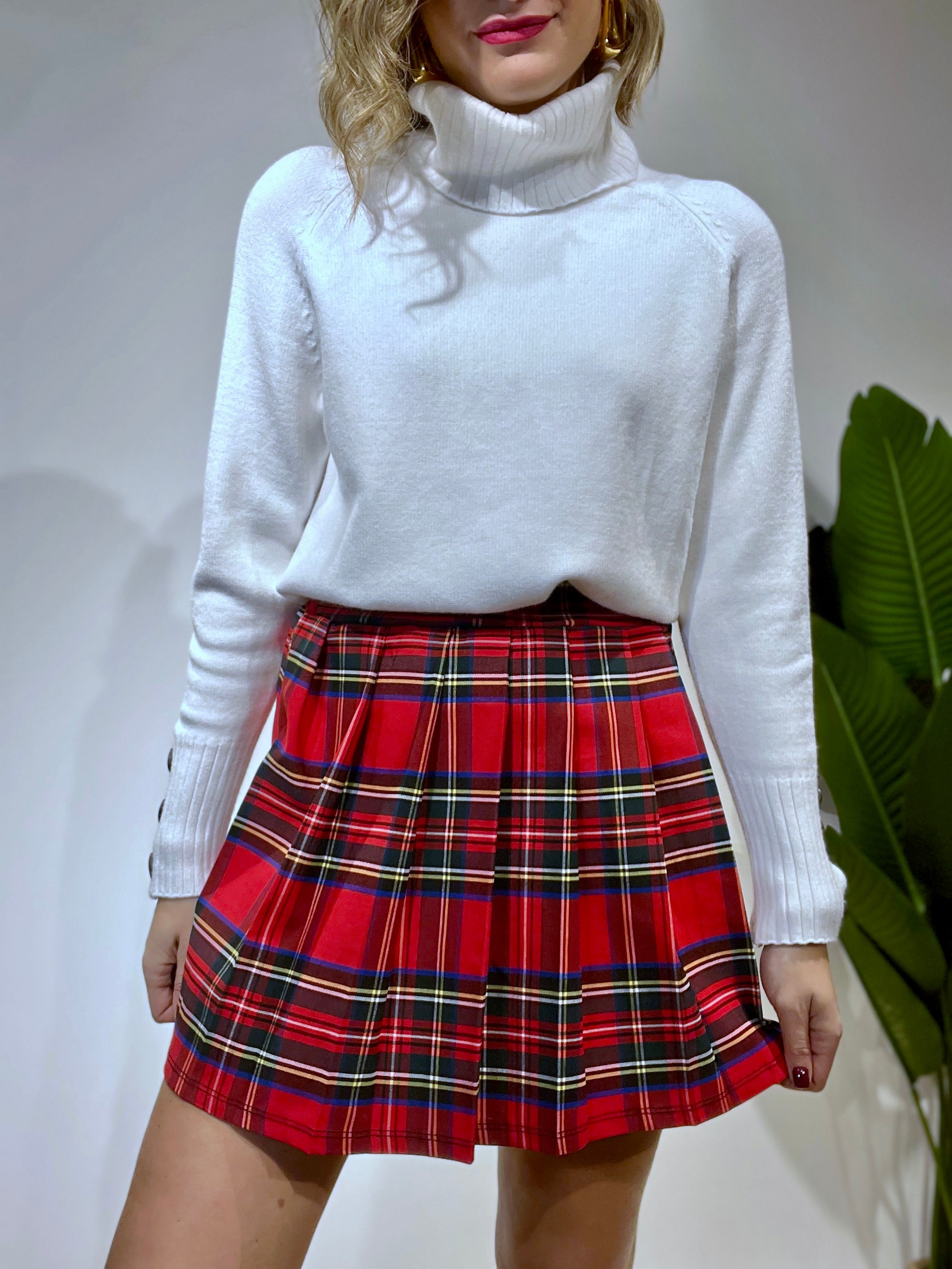 Minigonna in tartan